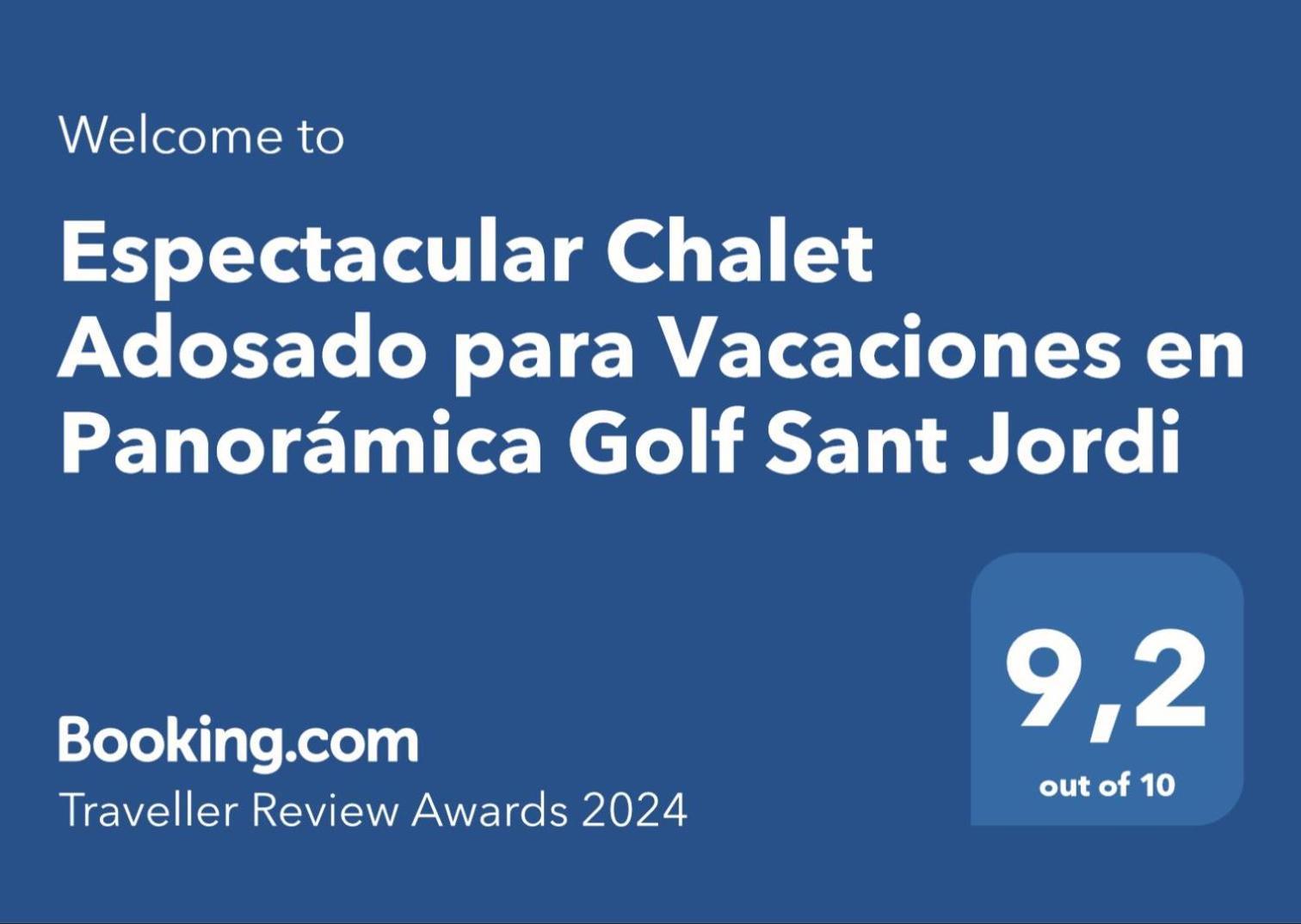 Espectacular Chalet Adosado para Vacaciones en Panorámica Golf Sant Jordi Exterior foto